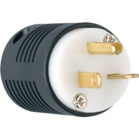 PASS & SEYMOUR 20A BLKWHT Straig Plug PS5466XCCV4